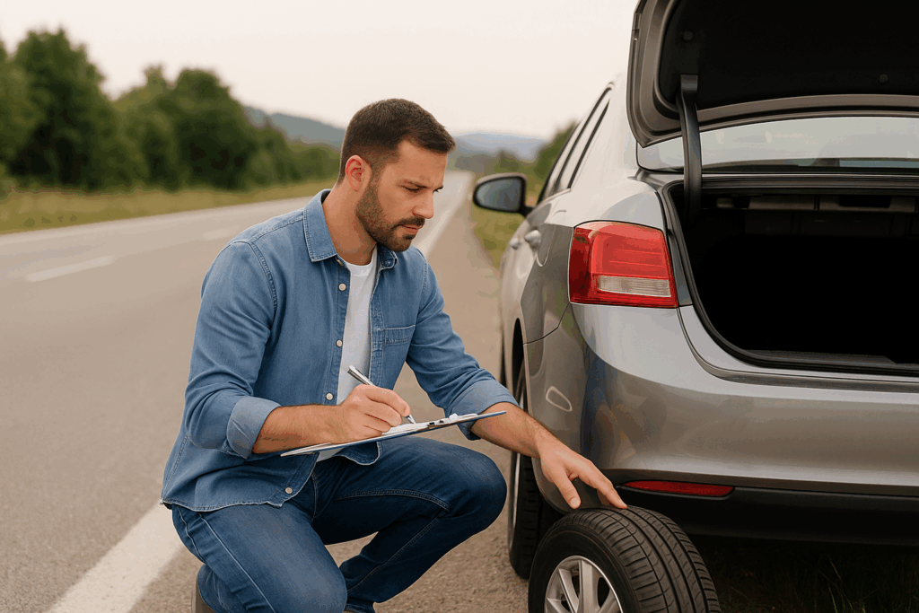 revisión neumáticos, SUV, viaje carretera, Utrera Sevilla, Factory del Automóvil.